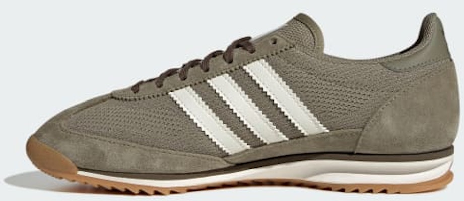 (Women) Adidas SL 72 OG Vintage Sneakers Orbit Green/Off White/Gum JQ8325 Details for (Women) Adidas SL 72 OG Vintage Sneakers Orbit Green/Off White/Gum JQ8325