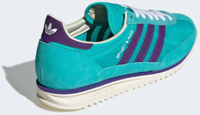 (W) adidas SL 72 Sporty & Rich ''Blue Power'' Sneakers JS0261 Details for (W) adidas SL 72 Sporty & Rich ''Blue Power'' Sneakers JS0261