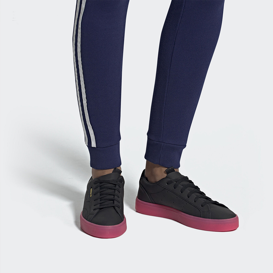 Sizing (W) アディダス スリーク 黒×ピンク (Adidas Sleek Kuro x Pink) G27341