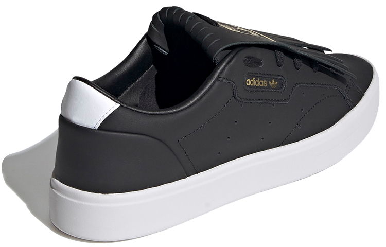 (W) adidas Sleek 'Core Black' 圖 4
