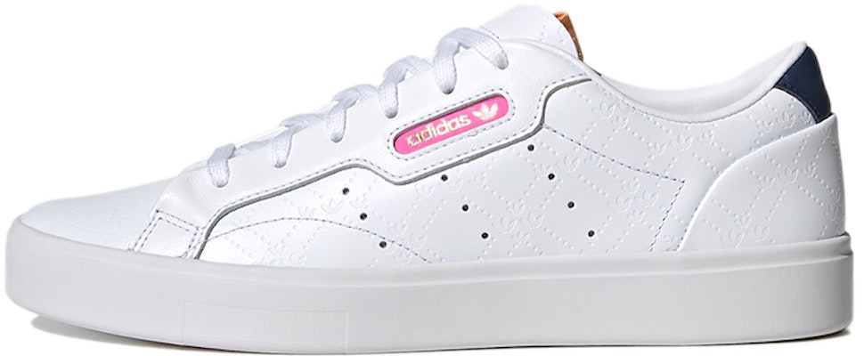 (Women) adidas Sleek 'Debossed Trefoil Monogram' FY6669 Buy (Women) adidas Sleek 'Debossed Trefoil Monogram' FY6669