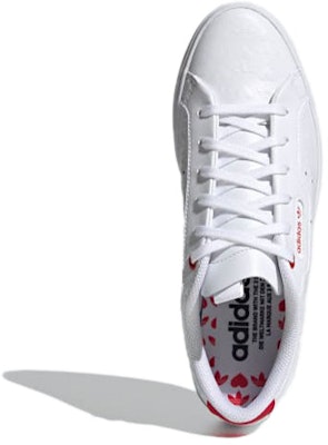 (W) adidas Sleek 'Corazón Grabado - Blanco Escarlata' FZ1829 Purchase (W) adidas Sleek 'Corazón Grabado - Blanco Escarlata' FZ1829
