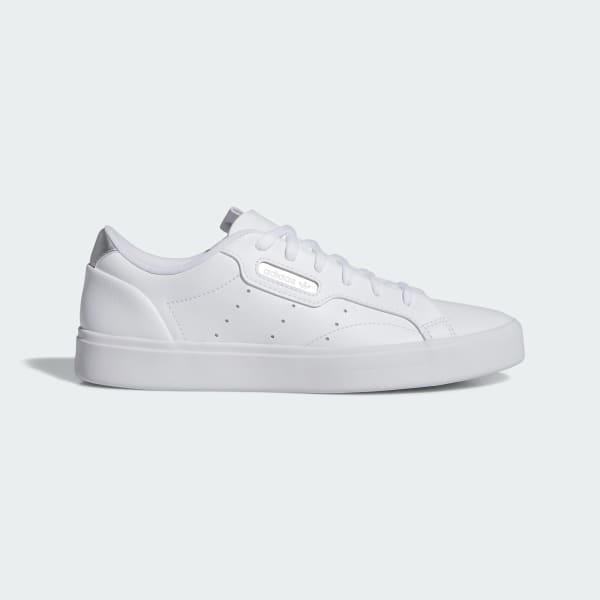 (Women) Adidas Sleek  Sneakers Cloud White/Cloud White/Silver Metallic IH1296