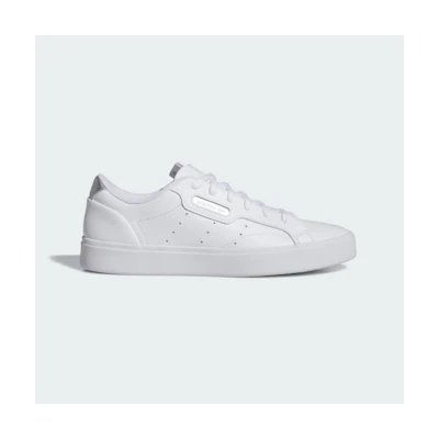 (W) Adidas Sleek Sneakers Cloud White/Cloud White/Silver Metallic