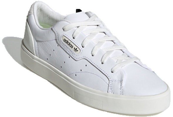 (Women) adidas Sleek 'Triple White' CG6199 Lookbook (Women) adidas Sleek 'Triple White' CG6199