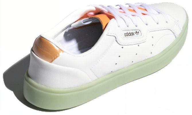 (W) adidas Sleek 'Blanco Ámbar Tintado' FW5464 Lookbook (W) adidas Sleek 'Blanco Ámbar Tintado' FW5464