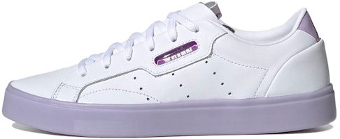 (Women) adidas Sleek 'White Bliss Purple' FW3461 (Women) adidas Sleek 'White Bliss Purple' FW3461
