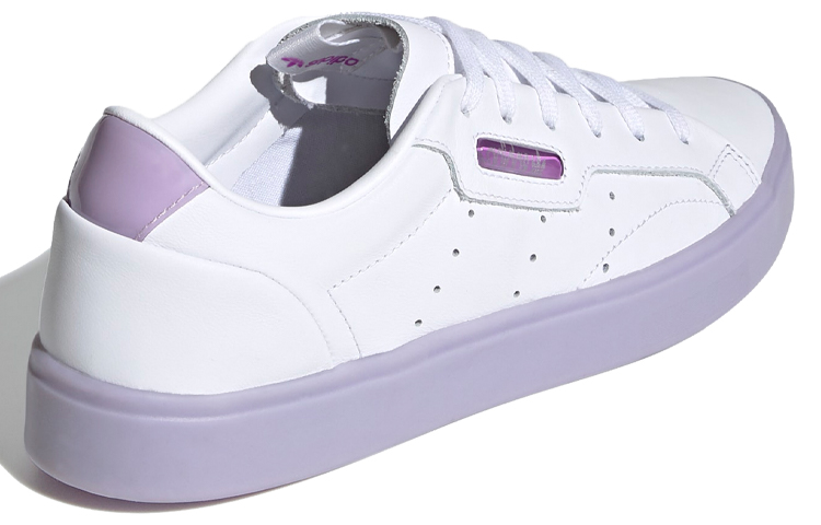 Shop (W) adidas Sleek 'Blanco Púrpura Bliss' FW3461
