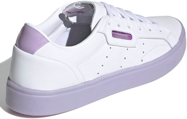 (Women) adidas Sleek 'White Bliss Purple' FW3461 Shop (Women) adidas Sleek 'White Bliss Purple' FW3461