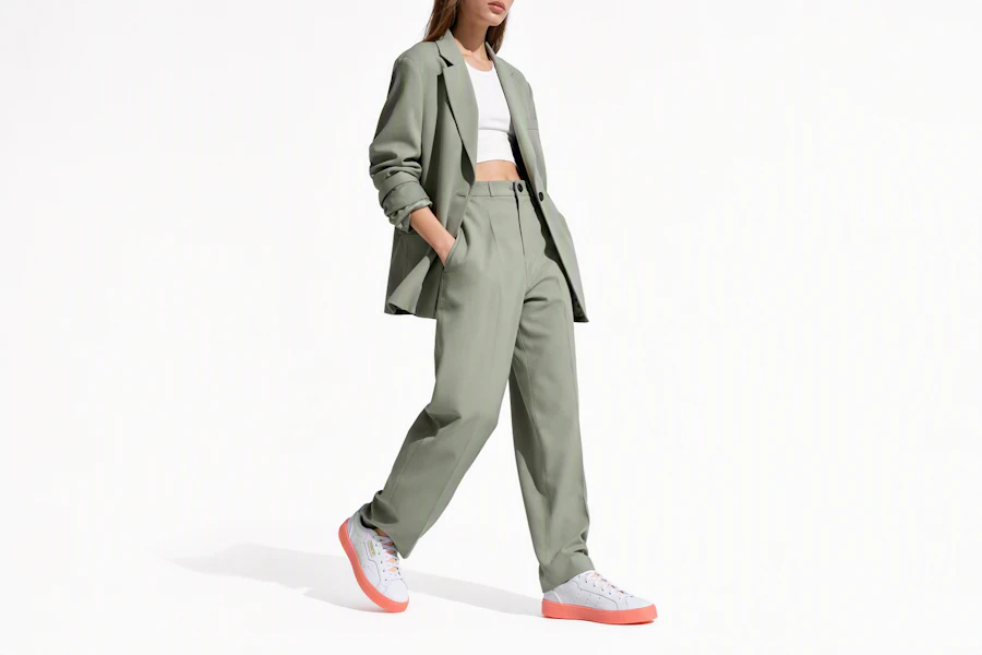 (女性)adidas Sleek '白色橙光' FW5463 Order (女性)adidas Sleek '白色橙光' FW5463