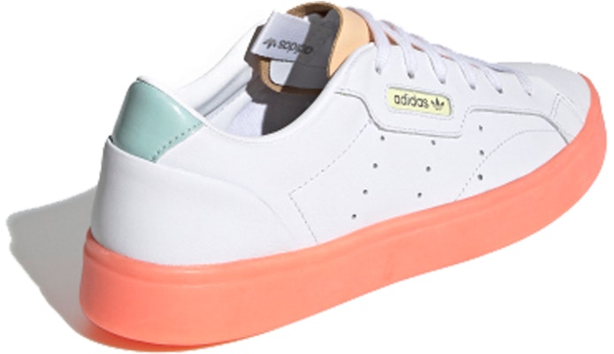 (W) adidas Sleek 'Putih Glow Oranye' FW5463 Lookbook (W) adidas Sleek 'Putih Glow Oranye' FW5463