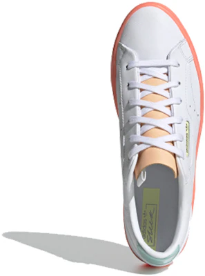(女性)adidas Sleek '白色橙光' FW5463 Purchase (女性)adidas Sleek '白色橙光' FW5463