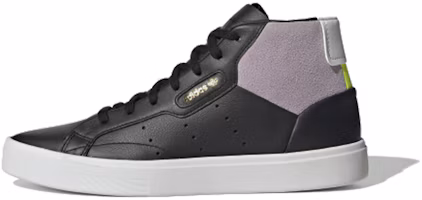 (Women) adidas SLEEK Mid W 'Black Purple' EE4527 (Women) adidas SLEEK Mid W 'Black Purple' EE4527