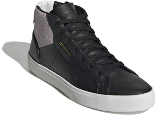 adidas originals Sleek Mid 女款 黑紫 Order adidas originals Sleek Mid 女款 黑紫
