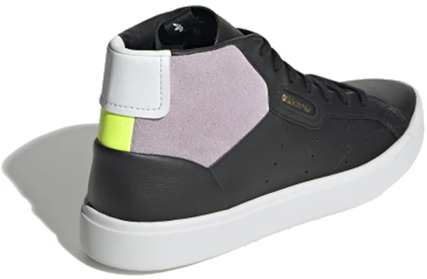 adidas originals Sleek Mid 女款 黑紫 Lookbook adidas originals Sleek Mid 女款 黑紫