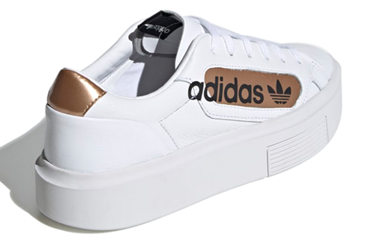Shop (W) adidas Sleek Super ''Gris Cendré Cuivre Métallique'' EF4949