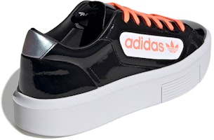 (W) adidas Sleek Super 'Hitam Signal Coral' EF4954 Shop (W) adidas Sleek Super 'Hitam Signal Coral' EF4954