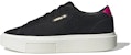 (W) adidas Sleek Super 'Core Black' Hitam Core EF8854