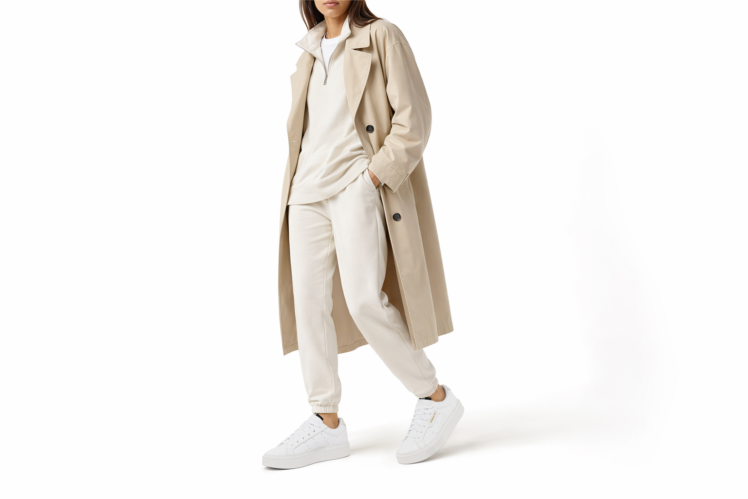 Order adidas originals Sleek Super 抗磨損輕便 低筒 運動鞋 女款 白色