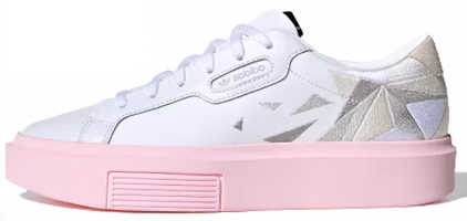 (Women) adidas Sleek Super 'White Clear Pink' EH1389 (Women) adidas Sleek Super 'White Clear Pink' EH1389