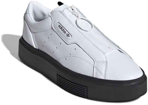 adidas originals Sleek Super Zip 低筒 板鞋 女款 黑白 Order adidas originals Sleek Super Zip 低筒 板鞋 女款 黑白
