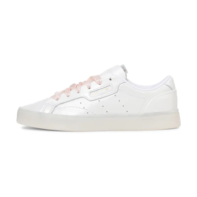 (W) adidas Sleek W "Footwear White/Gold"