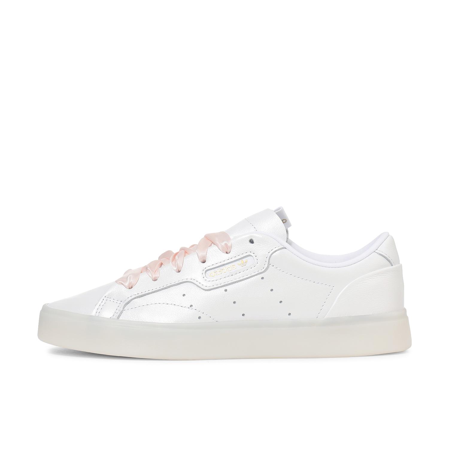 (Women) adidas Sleek W "Footwear White/Gold" JS1618