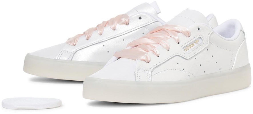 (Women) adidas Sleek W "Footwear White/Gold" JS1618 Lookbook (Women) adidas Sleek W "Footwear White/Gold" JS1618
