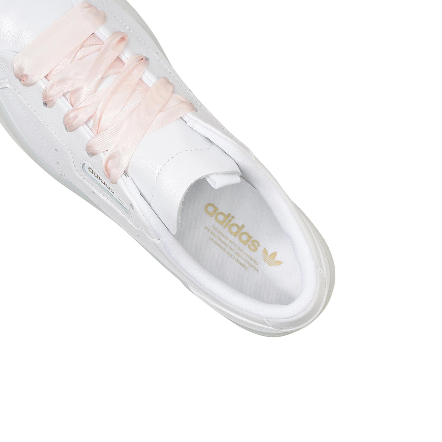 Cheap (W) adidas Sleek W "白金配色" JS1618