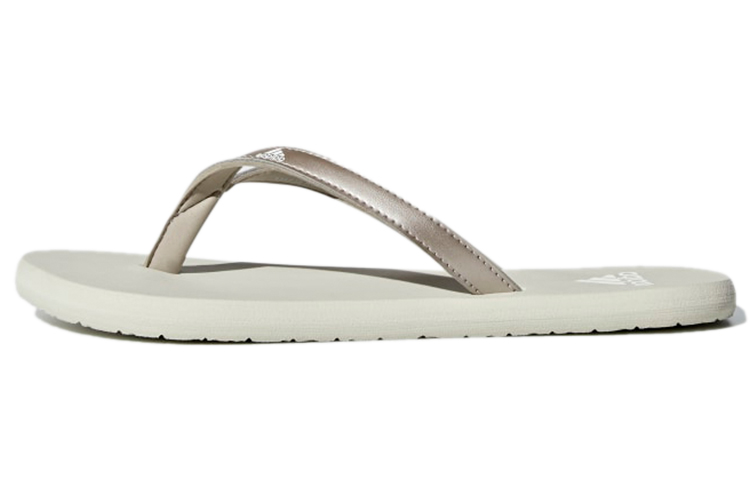 (Women) adidas Slide adidas Eezay Thongs - platin metallic F35034