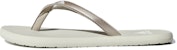(W) Sandal Adidas Eezay Thongs - Platin Metallic F35034
