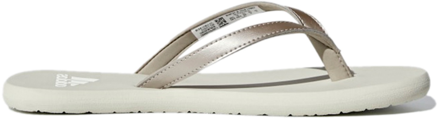 (W) adidas Slide adidas Eezay Thongs - Platin Metallic Sandal Jepit F35034 Order (W) adidas Slide adidas Eezay Thongs - Platin Metallic Sandal Jepit F35034