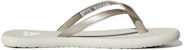 (W) Sandal Adidas Eezay Thongs - Platin Metallic F35034