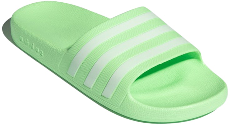 (Women) adidas Slide Adilette Aqua Green/White EE7347 Lookbook (Women) adidas Slide Adilette Aqua Green/White EE7347