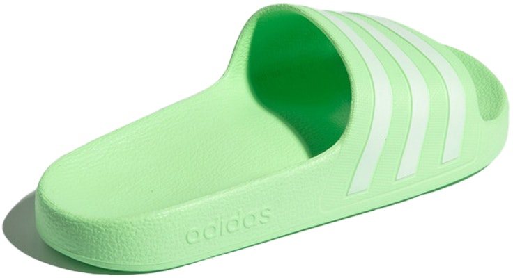 (Women) adidas Slide Adilette Aqua Green/White EE7347 Shop (Women) adidas Slide Adilette Aqua Green/White EE7347