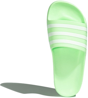 (Women) adidas Slide Adilette Aqua Green/White EE7347 Purchase (Women) adidas Slide Adilette Aqua Green/White EE7347