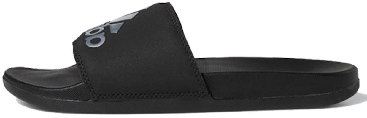 (Women) adidas Slide Adilette Comfort Black/Silver G28386 Buy (Women) adidas Slide Adilette Comfort Black/Silver G28386