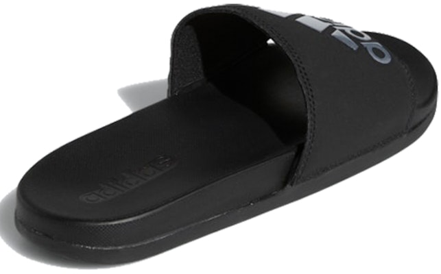 (Women) adidas Slide Adilette Comfort Black/Silver G28386 Lookbook (Women) adidas Slide Adilette Comfort Black/Silver G28386