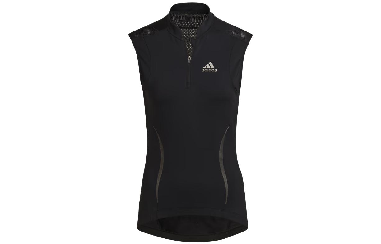 (Women) adidas Slim Fit Sleeveless Tank Top Black HU2035