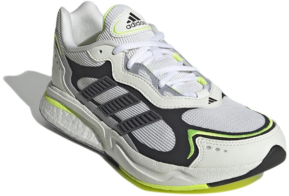 (W) adidas SN1997 Cómodo Resistente Blanco Negro Verde GW2734 Lookbook (W) adidas SN1997 Cómodo Resistente Blanco Negro Verde GW2734