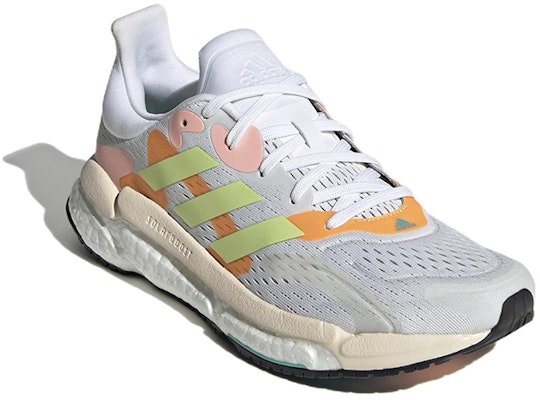 (Women) adidas Solar Boost 4 'White Green Orange' GX3045 Lookbook (Women) adidas Solar Boost 4 'White Green Orange' GX3045