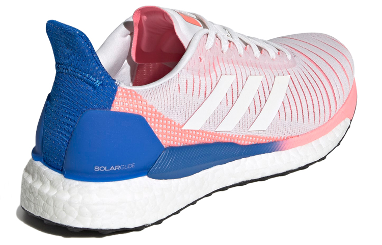 Shop adidas Solar Glide 19 女鞋 藍粉白