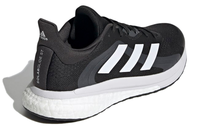 Shop adidas Solar Glide 4 ST 潮流萬用休閒 低筒 跑步鞋 女款 黑白