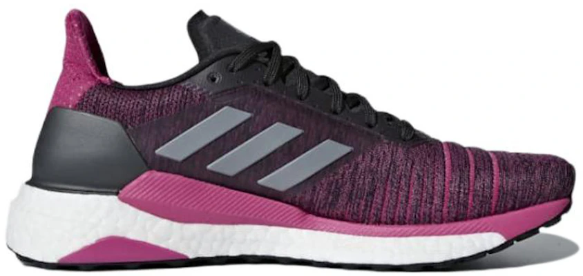 adidas Solar Glide 舒適耐磨跑步鞋 女款 灰紫 Order adidas Solar Glide 舒適耐磨跑步鞋 女款 灰紫