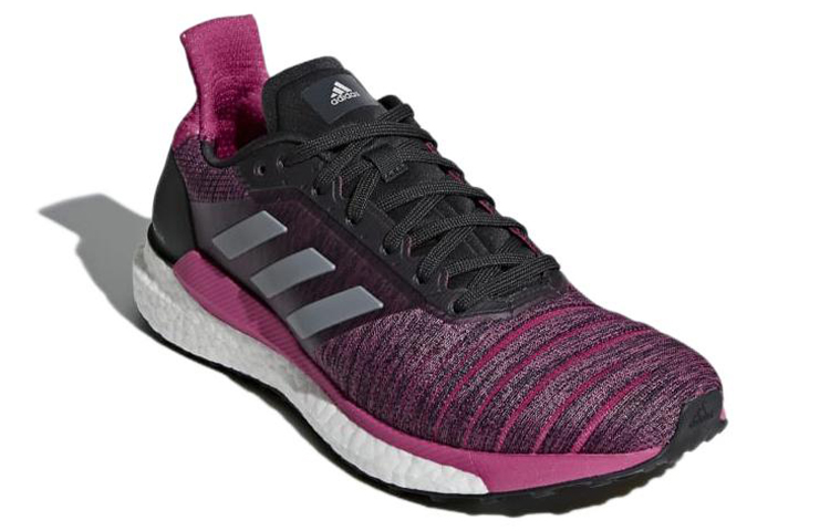Lookbook adidas Solar Glide 舒適耐磨跑步鞋 女款 灰紫