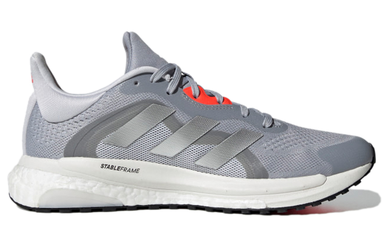 Order adidas Solarglide 4 ST 耐磨防滑 低筒跑步鞋 女款 灰白