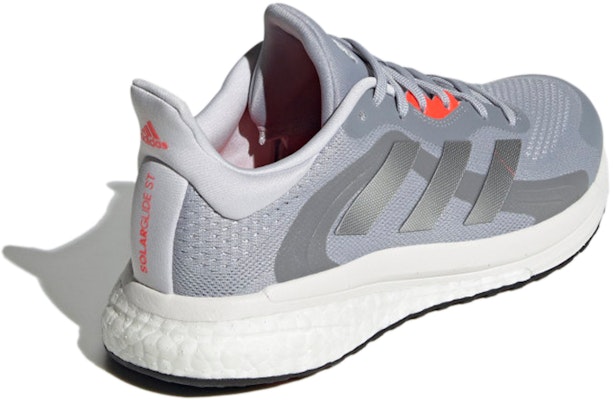 adidas Solarglide 4 ST 耐磨防滑 低筒跑步鞋 女款 灰白 Shop adidas Solarglide 4 ST 耐磨防滑 低筒跑步鞋 女款 灰白