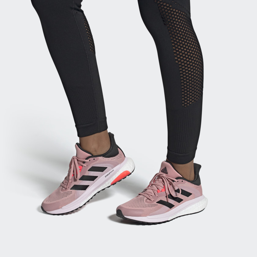 Details for (W) adidas Solarglide 4 ST Wonder Mauve Carbon Turbo ''Rosa'' Damen-Laufschuhe GX3058