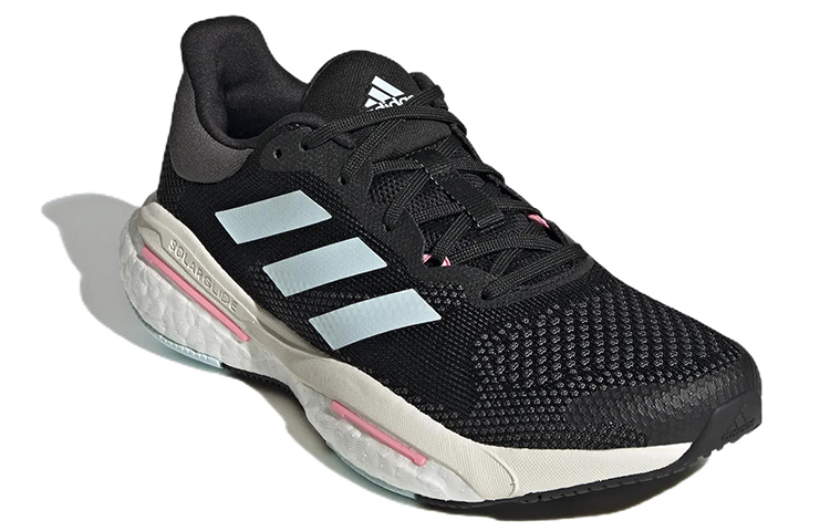 Lookbook adidas Solarglide 5 舒適耐磨跑步鞋 女款 黑白藍
