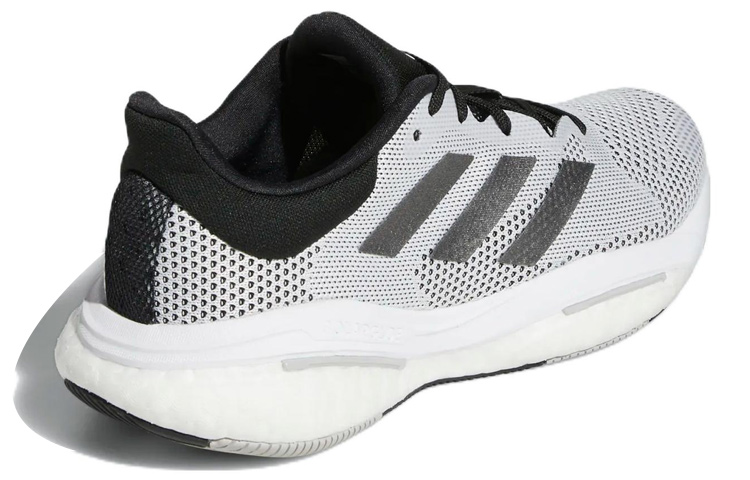 Shop adidas Solar Glide 5 防滑耐磨透氣 低筒 跑步鞋 女款 灰黑